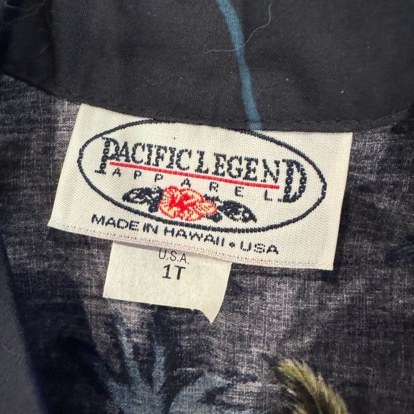 Kids Blue Hawaiian Set - Picture 8 of 8